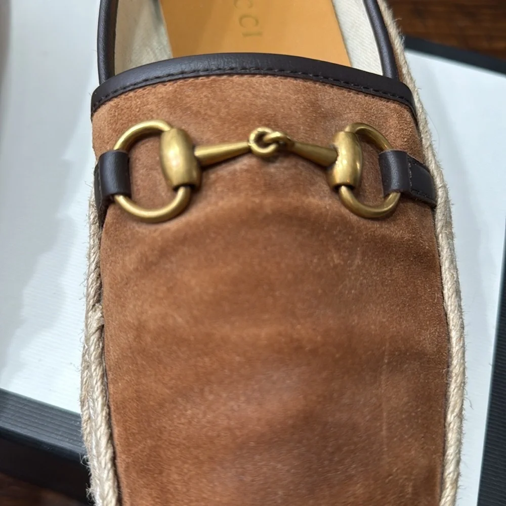 GUCCI Matador Horsebit Espadrilles